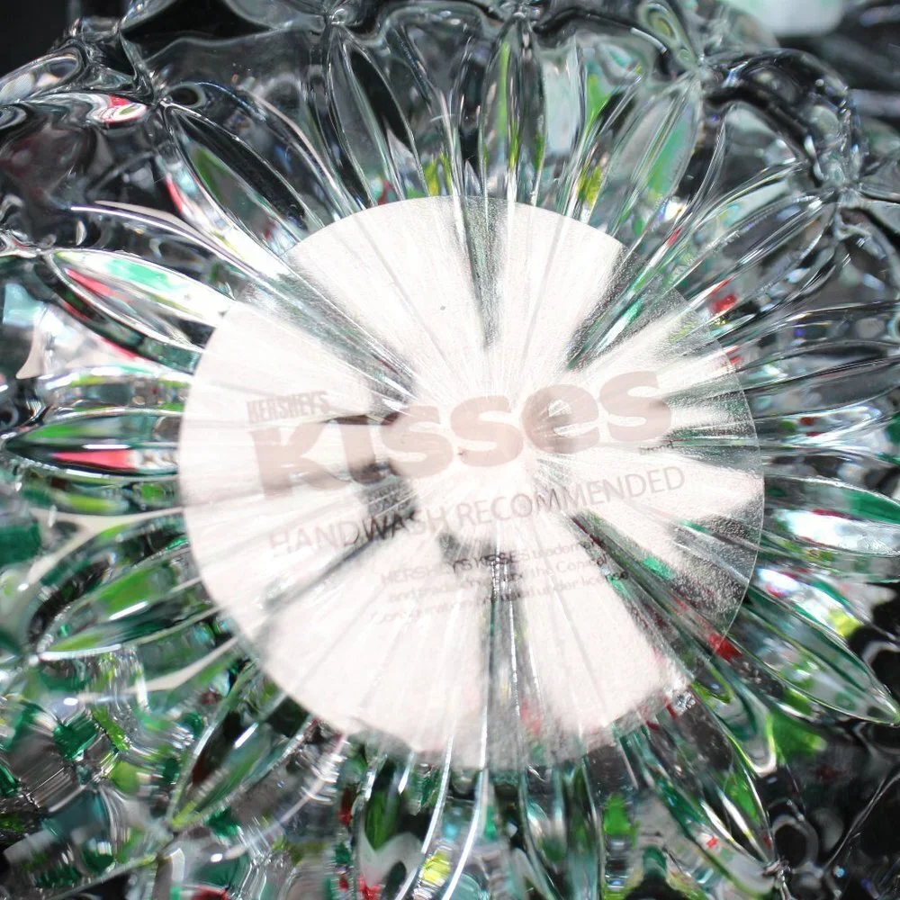 Hersheys Kisses Lead Crystal Candy Dish - Picture 7 of 11